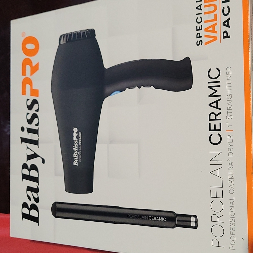 Dryer and 1in Straighter